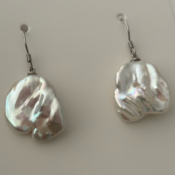 Baroque pearl earrings - Picture 5 of 8